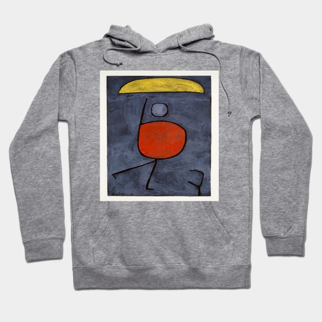 Paul Klee With Umbrella Hoodie by Garkbit's